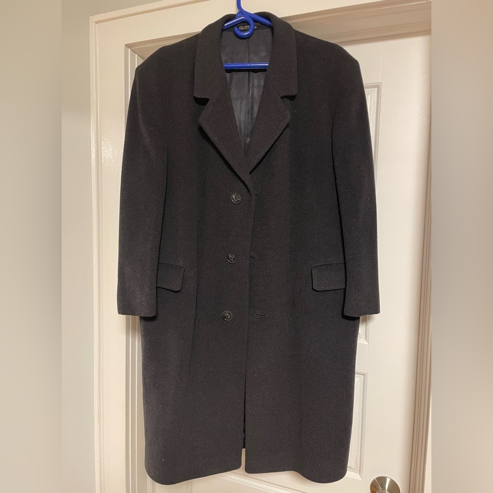 Vintage Teller cashmere overcoat 46 short